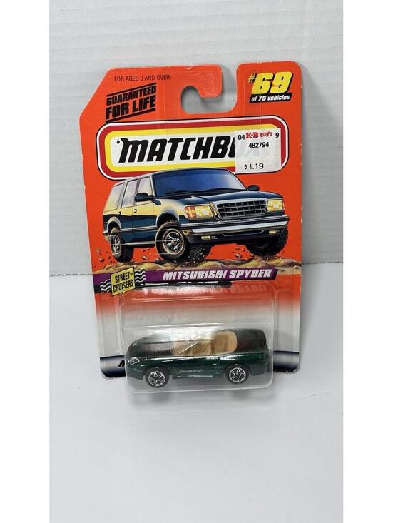 NEW MATCHBOX MITSUBISHI SPYDER/STREET CRUISERS 1998 Series~10 #69 of 75 Vehicles